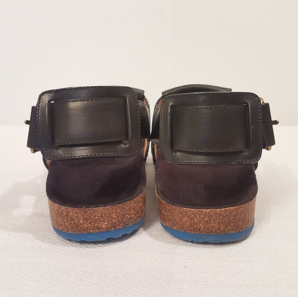 MARC JACOBS LEATHER/ CORK SANDALS IN BOX, EU 42 - Picture 5 of 8